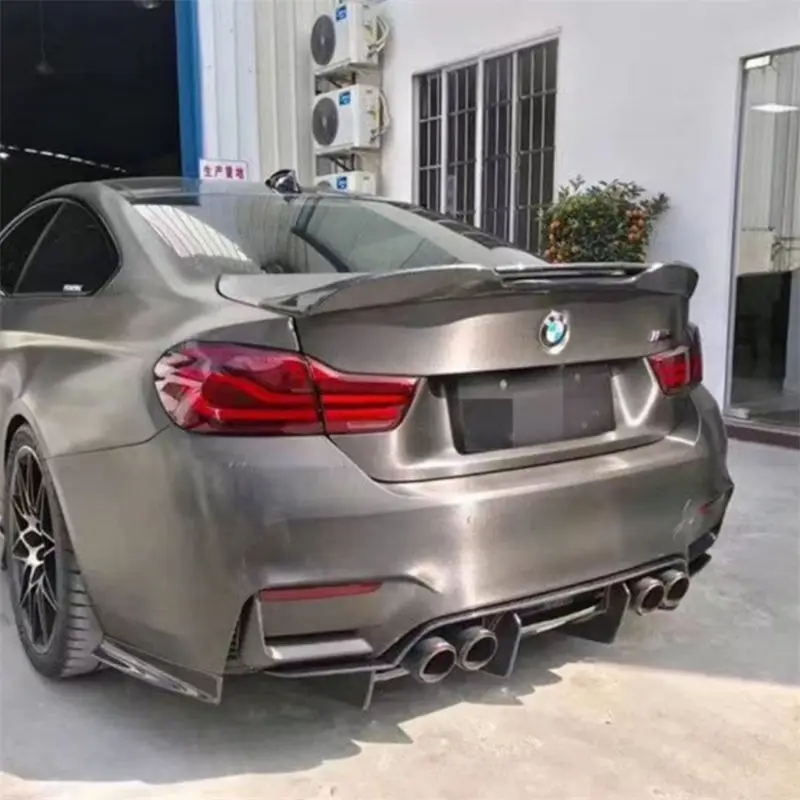 Applicable To BMW X5MF85X6MF863D Real Carbon Fiber Rear Lip Modification Upgraded Diffuser 2015-2018