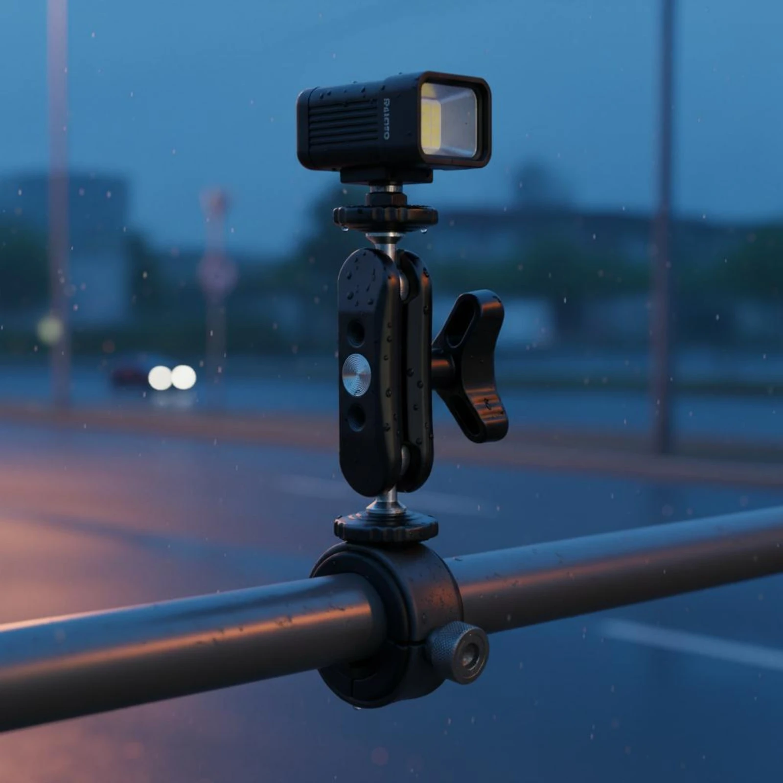 

Pincer Grip Clamp Non-Slip Threads Pincer Clamp Camera Mount Double Spherical Head Flexible Extension No Drilling Required Wide