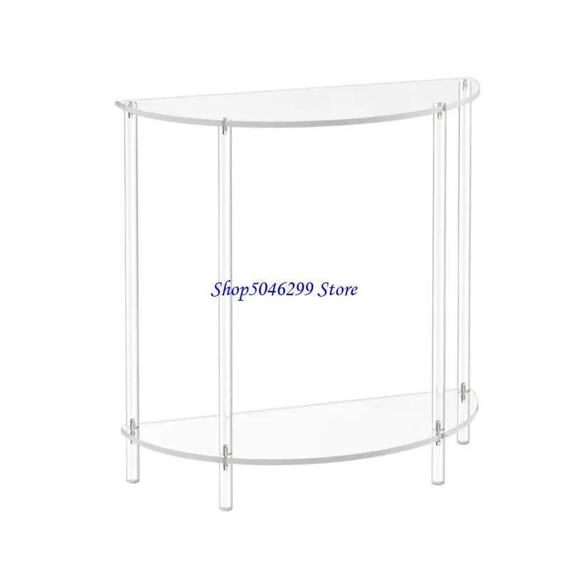 

H55A Элегантный крепкий акриловый аксессуар двух уровней для спальни или жилых комнат усиливает домашнюю организацию