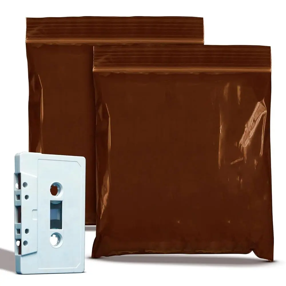 

Storage Bags with Zipper, Amber 12 x 12 in, 3 Mil LDPE, Reclosable Zip Closure, Opaque Light-Reducing Poly Bags or Storage, Pack