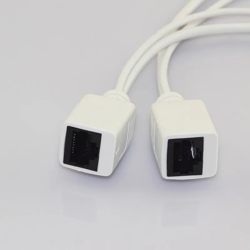 5 زوج 12 فولت CCTV امدادات الطاقة Rj45 الفاصل كاميرا الأمن Poe محول الملحقات موصل المركب Poe كابل Q1