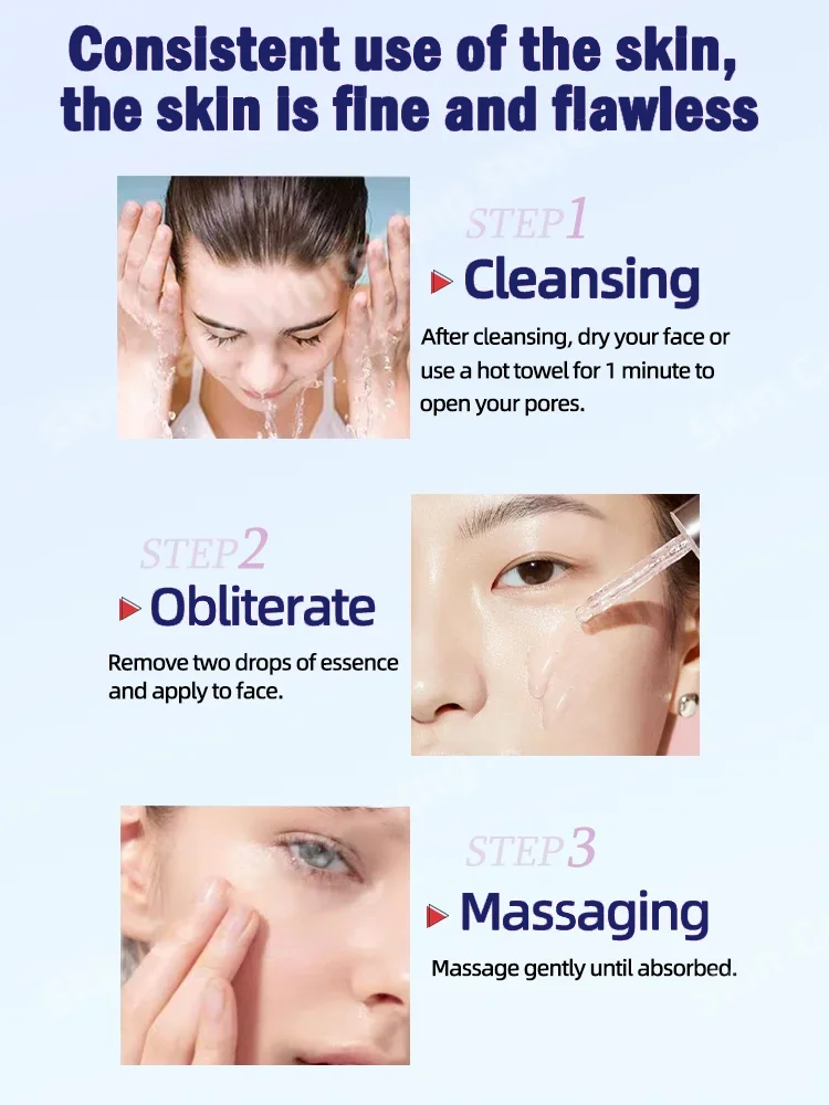 Retinol Pore Shrink Face Serum Hyaluronic Acid Moisturizing Lifting Facial Serum Skin Care Products Beauty