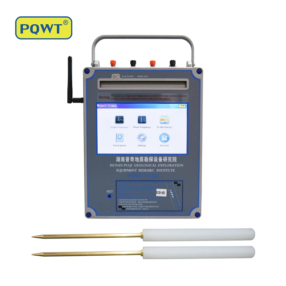 High Accuracy Water Detector PQWT TC900 Long Range Deep Fresh Groundwater Detector 1200m