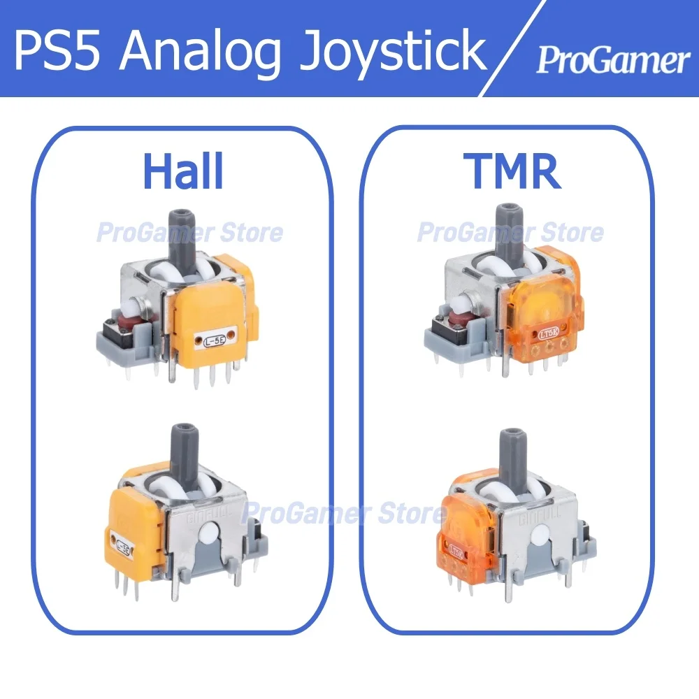 

10/20/3pcs TMR/Hall Effect Joystick Replacement for PS5 Dualsense Controller Electromagnetic ThumbStick for Gamepad Repair Parts