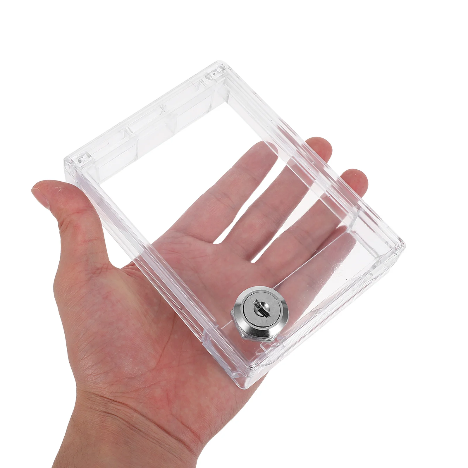 

1 Set 13X9.4X2.6Cm Lockable Air Conditioning Switch Cover Baby Proof Plastic Thermostat Box For Kids Central Ac Panel Outlet