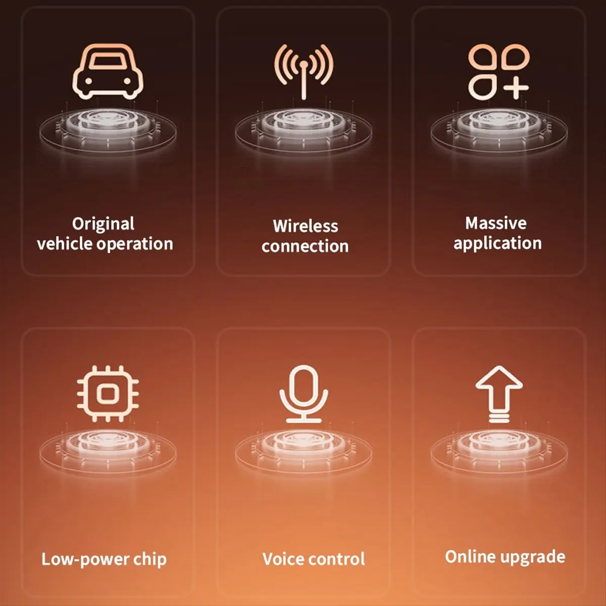 Special Offer-Wireless CarPlay for Auto Adapter Smart Dongle Wired to Wireless for Car Radio with Wired CarPlay Car Systems D