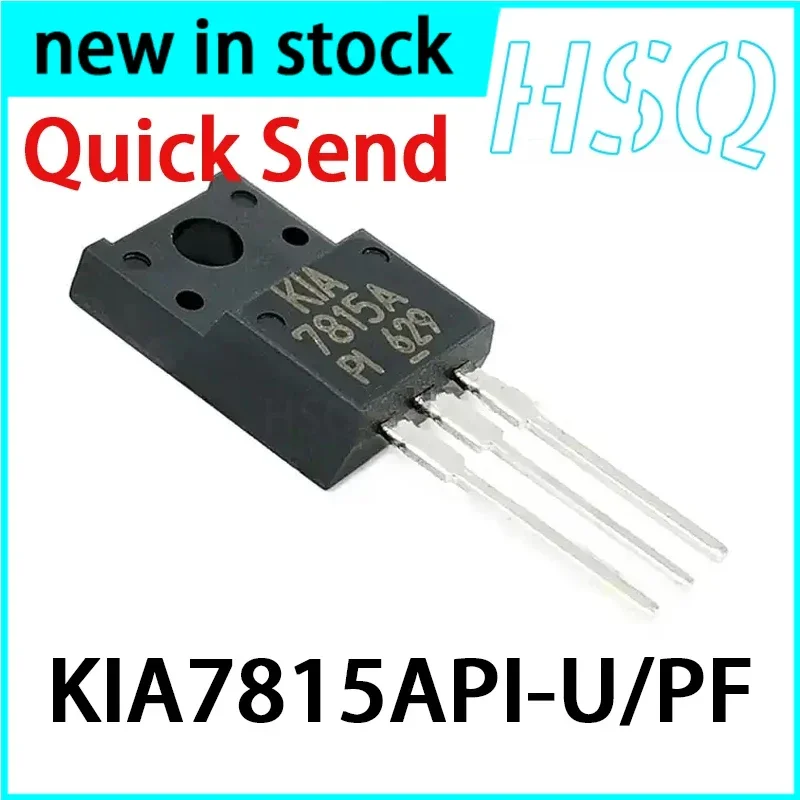 10PCS New KIA7815API-U/PF Three-end Voltage Regulator KIA7815A TO-220IS