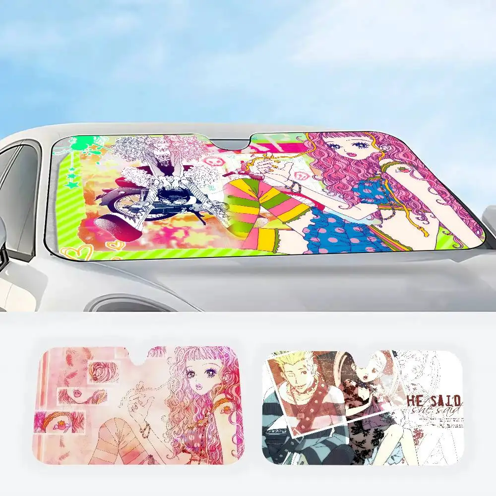 

Anime Paradise Kiss Miwako Heated Windshield Sunshade Car Window Windscreen Cover Sun Shade Auto Sun Visor Car-covers