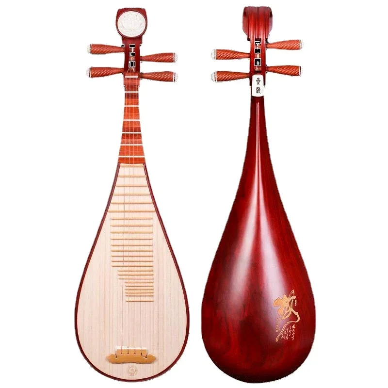 

102cm Aldult Professional Lute Musical Instrument African Rosewood Pipa Professional Beginner Lute Instrument with Accessories