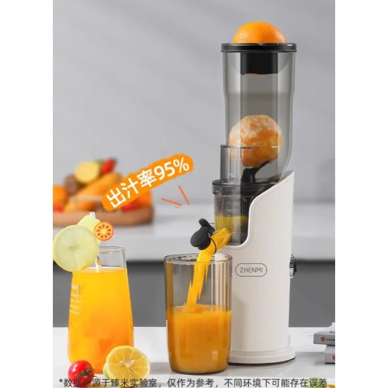 Spremiagrumi Zhenmi con contenitore per polpa separato e alimentatore largo-perfetto per produrre succhi sani e deliziosi