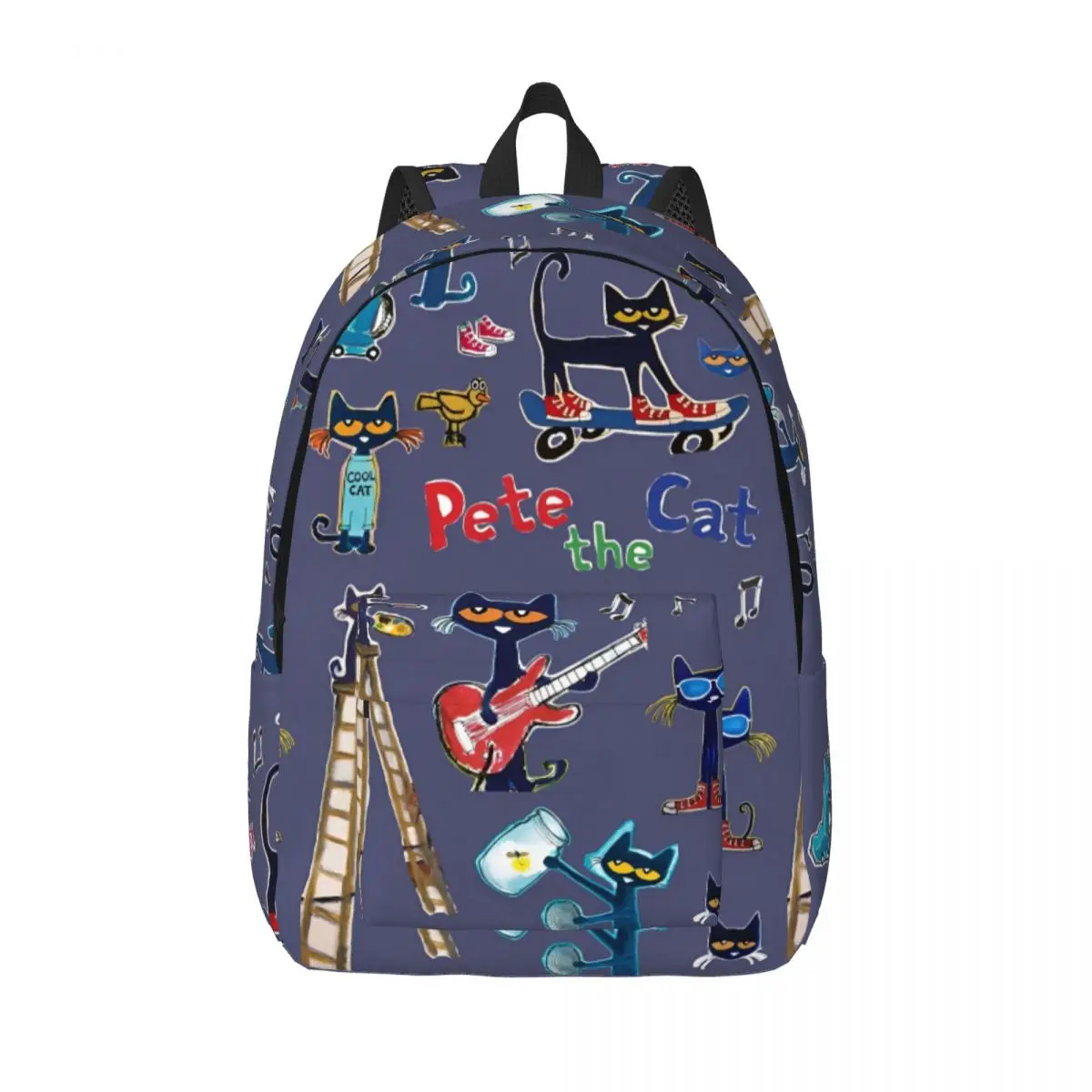 

Pete The Cat гитара комикс модный рюкзак спортивный школьный бизнес мультфильм милый рюкзак для мужчин и женщин сумка для ноутбука и компьютера