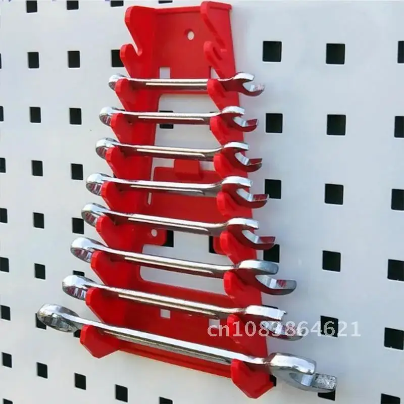 Tool Organizer Wrench Spanner Sorter Holder Wall Mounted Tool Storage Tray Socket Storage Rack Plastic Tools Organizer