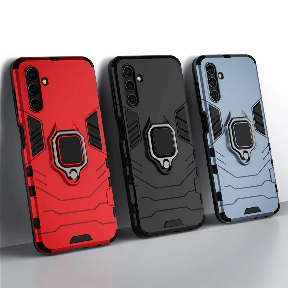 For Samsung A13 Shockproof Armor Case For Samsung A13 5G A52S A03S India Ring Stand Cover for Samsung Galaxy M52 5G M32 F22 capa