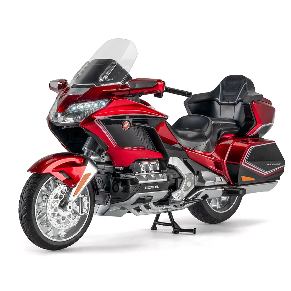 

1:11 Golden Wing GL800 2021, модель мотоцикла из сплава, орнамент, игрушка, литая под давлением модель автомобиля из сплава, Коллекционная