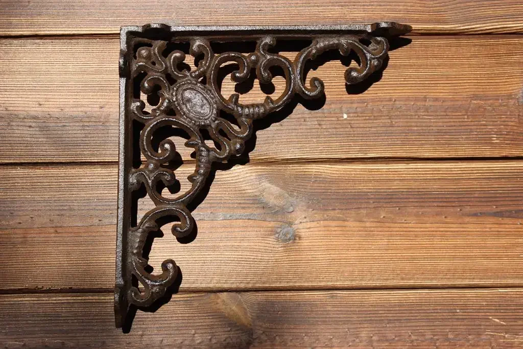 Cast Iron Right Angle Support Bracket Triangular Shelf Bracket Kitchen Storage Rack Angle Bracket