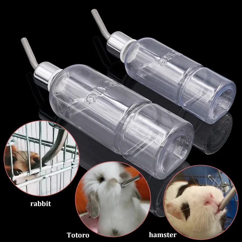 

1Pcs Rabbit Drinking Bottle Bunny Water Nipple Dispenser Feeder Hanging For Small Animal Rabbit Drinking Head Pipe Fountain