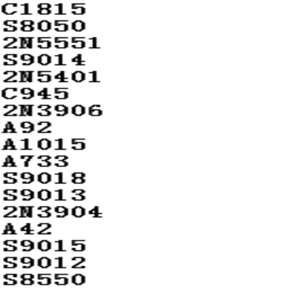 170Pcs Of To-92 Commonly Used Low-Power Transistor Packages, C1815 S8050 2N5551 S9014 2N5401 C945 2N3906 A92 A1015 A733 S9018 S9