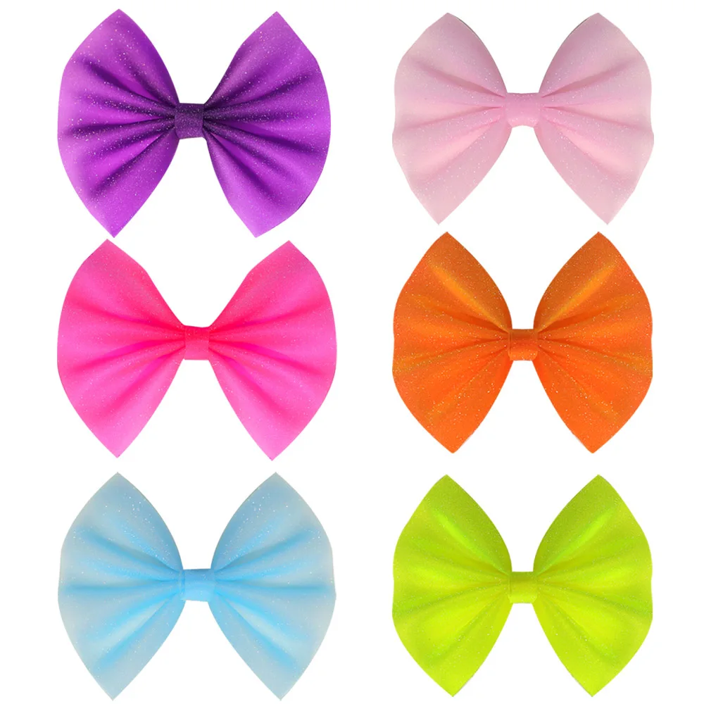 Waterproof Hairclips Fruit Fish Tail PVC Jelly Bows Hairpins for Baby Girls Summer Swimming Pool Hairbows Hair Accessories