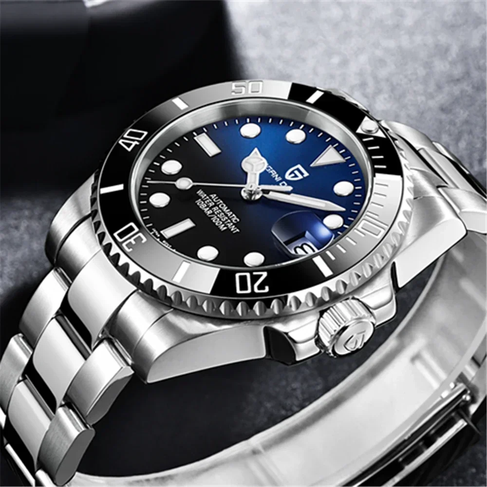 Pagani Design 2026 Men Automatic Mechanical Watch PD1661 Miyota 8215 Dive Stainless Steel Waterproof Clock Sapphire Reloj Hombre