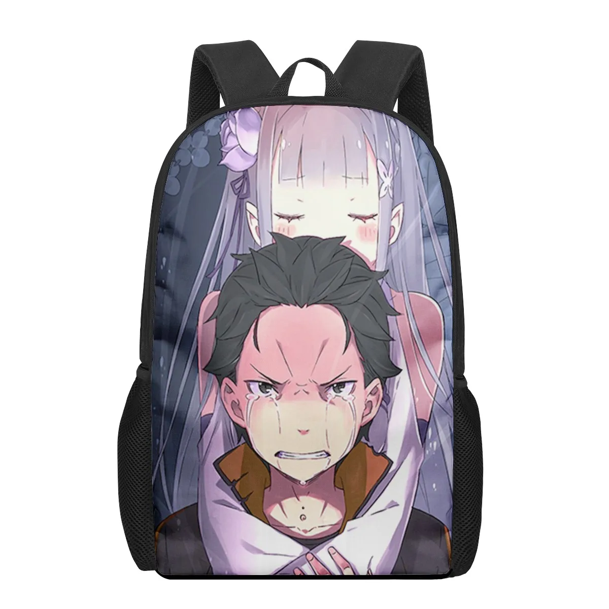 Re zero Rem Emilia anime 3D Print School Bags for Boys Girls Primary Students Backpacks Kids Book Bag Satchel Back Pack