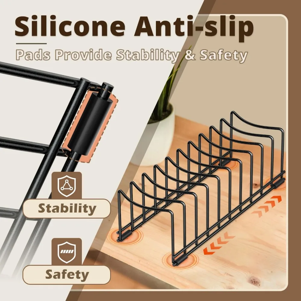 2 Pack Hat Stand for Baseball Caps, No Install Hat Organizer for 20 Baseball Caps, Tabletop Hat Rack Stand with Anti-sli