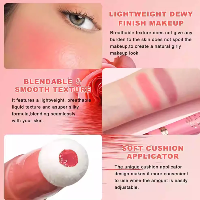 قلم أحمر الخدود المرطب الناعم للمكياج من CT لتعزيز البشرة، بودرة ضوء النجوم المضغوطة، رذاذ إعداد البودرة #4