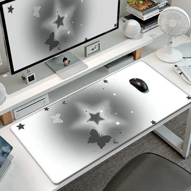 Cool Stars Rubber Desk Pad Mouse Protector Non-Slip Large Small Mouse Mat Home Office Desk Mat PU Leather Pc Laptop Table Mat
