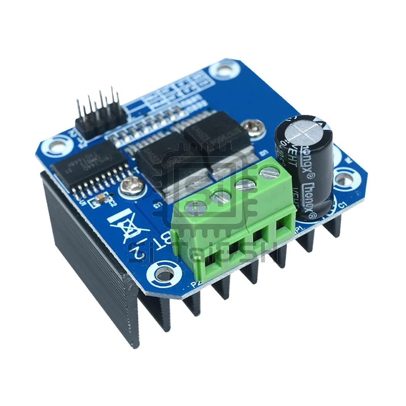 STRX H-Bridge High-Power Motor Driver Module, DIY Smart Car Current Diagnostic for Arduino, Double BTS7960, 43A, MoleWei