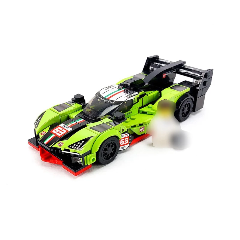 Stadsauto Snelheidskampioen Model MOC Bouwstenen Sportwagen SC63 Modulaire Technologie Geschenken Vakantie Monteer Kinderen Speelgoed Pak