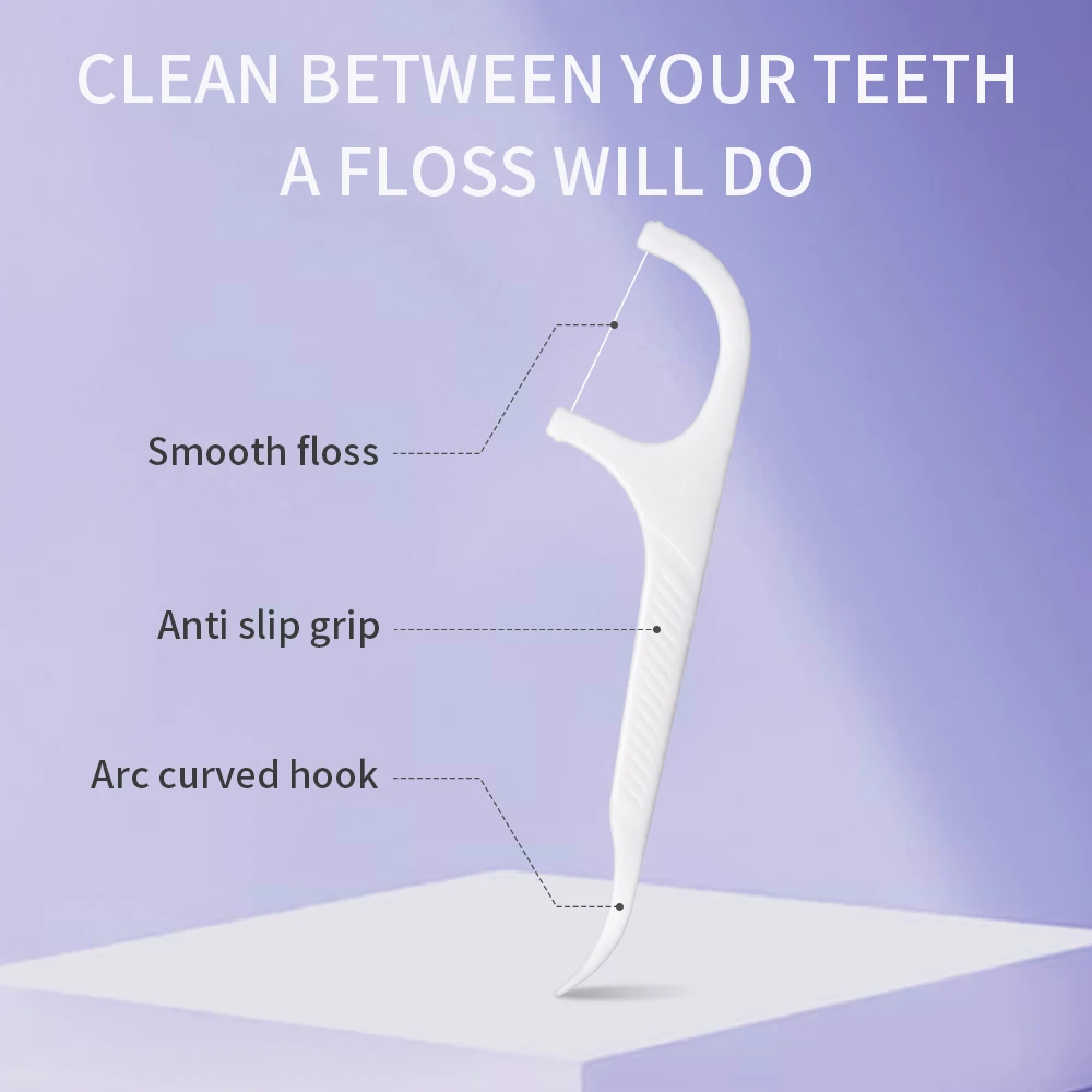 치실 추천 디스펜서 자동 홀더 치과 Flosser 스틱 보관 상자 스레드가있는 휴대용 여행 플라스틱 이쑤시개