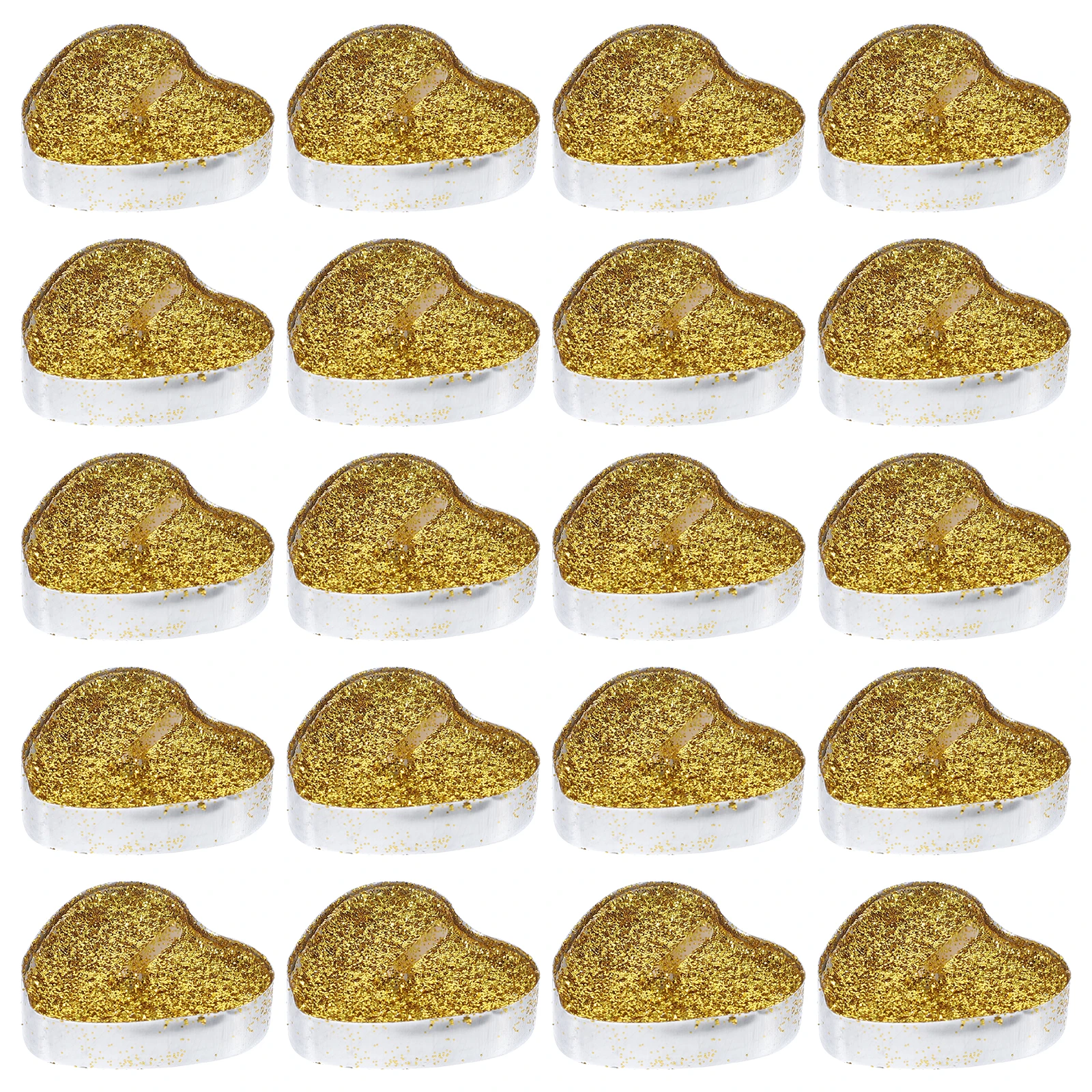 

30 Pcs Heart Shape Candles Scented Paraffin Wax Smokeless Mini Tealight Decor Romantic Wedding Valentine Evening