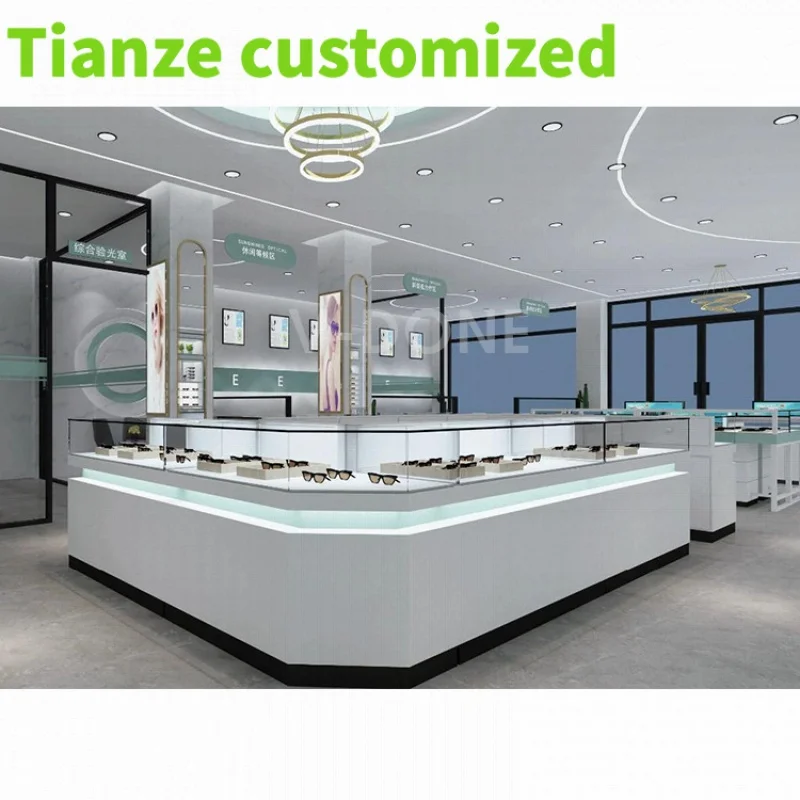 

Customized-Commercial Store Ideas Eyewear Display Furniture Optical Shop Interior Design Optical