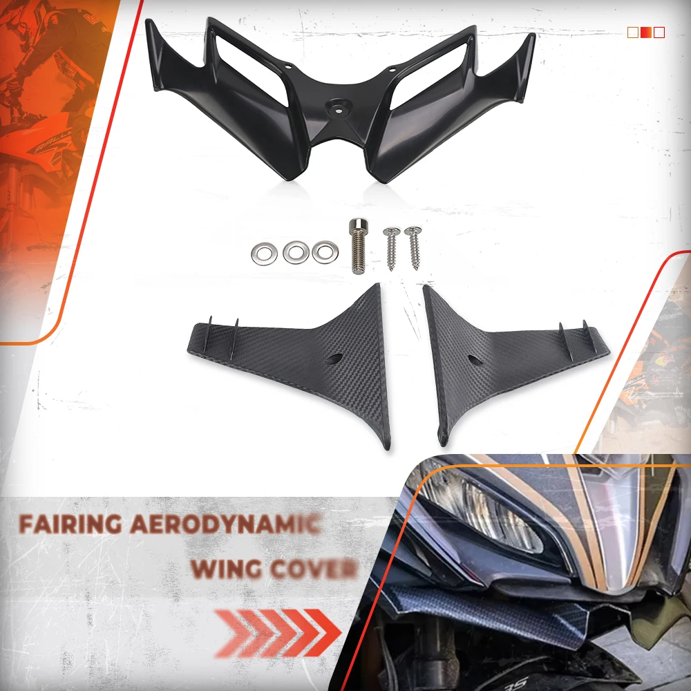 

For CFMOTO 300SR 250SR 300 250 SR MY22 Motorcycle Front Fairing Aerodynamic Winglet Lower Cover Protection Guard Fixed Wind Wing