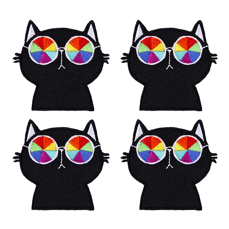 5PCS Animal/Cartoon Patch Duck Embroidery Patch DIY Iron On Patches For Cloting Animal Patches On Clothes Sew Stickers Badge