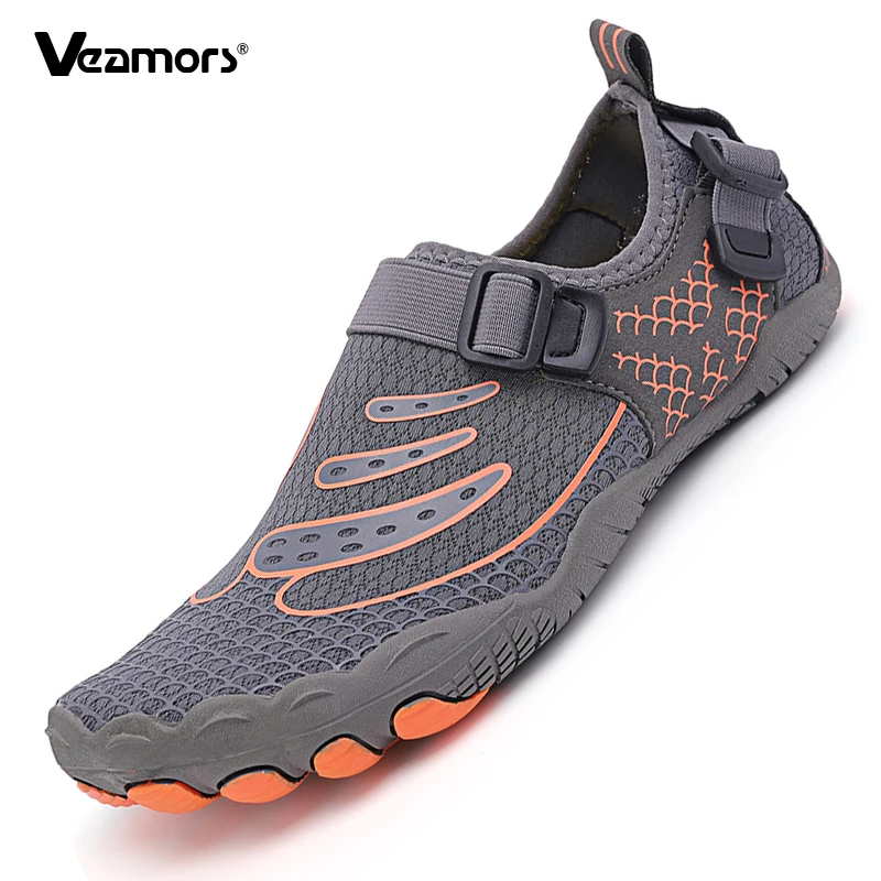 

Men Quick Dry Water Sports Shoes Women Light Breathable Beach Aqua Shoes Non-slip Barefoot Wading Sneakers for Surfing Swimming