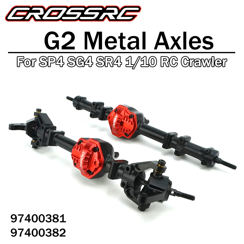 

Запчасти CROSSRC G2 G2 Металлические оси Передние Задние 97400381 97400382 Для SP4 SG4 SR4 1/10 RC Модель автомобиля Гусеничный Обновление аксессуаров