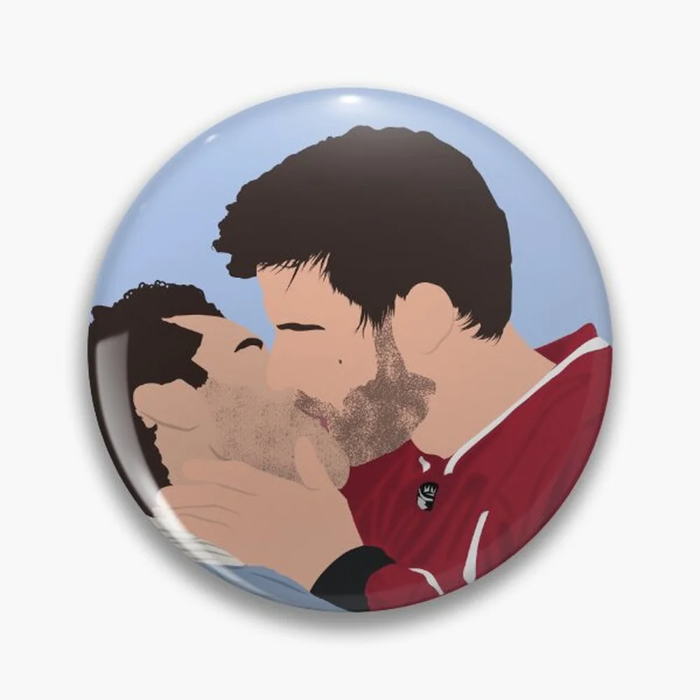I Love You So F*cking Much. I Love You Too. | Heated Rivalry Pin Holographic Star Heart Pin Brooches Laminated Button Fashion Ac