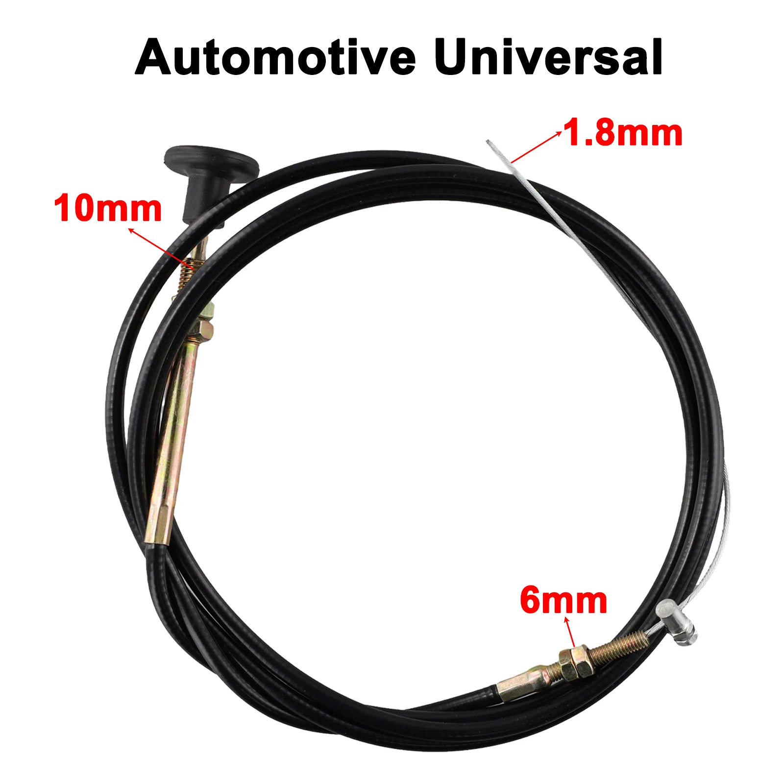 Stop Choke Bowden Cable Wire 2-5m Length Control Bonnet Throttle Engine Fuel For Cars Trucks Vans Engine Flameout Wire Parts