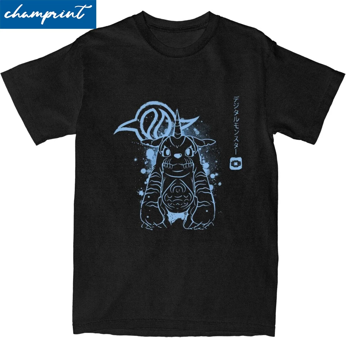 Friendship T-Shirts for Men Women Digimon Nostalgic Anime Funny Pure Cotton Tees Round Collar Short Sleeve T Shirts Printed Tops