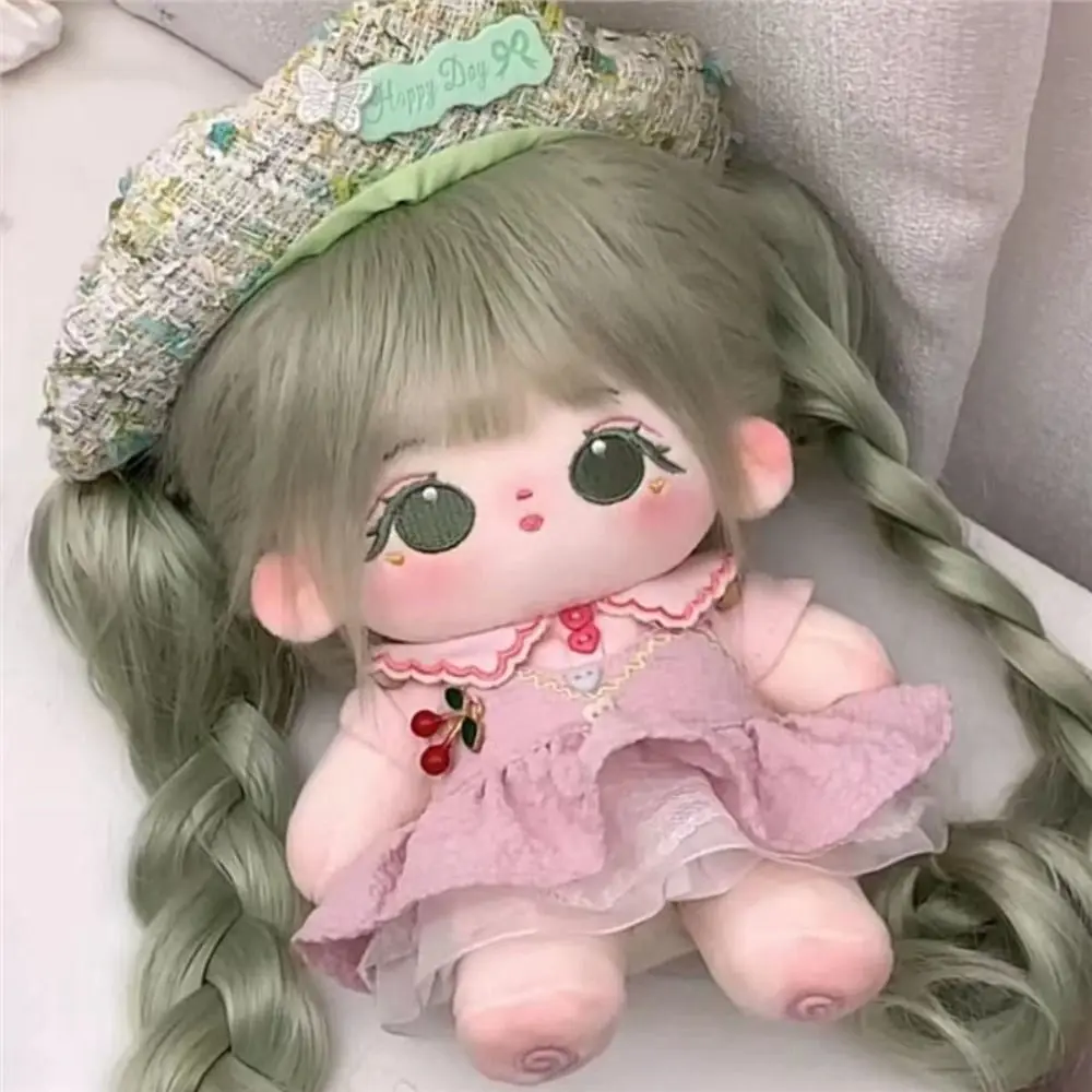 

Модная милая классическая одежда для хлопковой куклы 20 см, красивая высококачественная плюшевая кукла Kpop, наряд, модные аксессуары для кукол