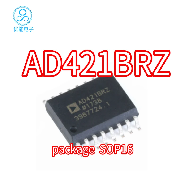 

AD421BRZ AD421BR SOP16 Package Digital to Analog Converter Chip AD421B Chip