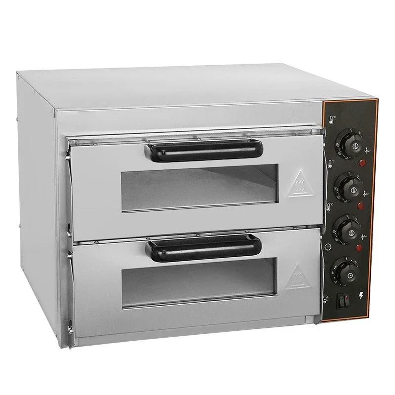 Electric baking pizza oven, baking equipment single and double layer can bake 9 inch/12 inch pizza oven