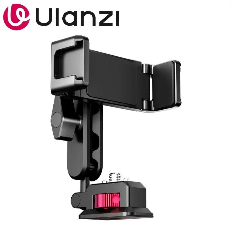 Ulanzi MA56 Support de fixation pour téléphone 4 en 1, extensible, avec deux griffes porte-accessoires pour appareil photo, téléphone portable, microphone et éclairage compact