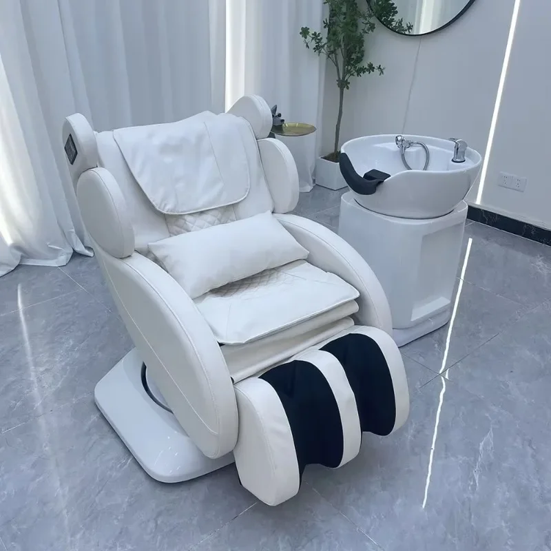 Electric Styling Spa Hair Washing Chair Shampoo Chair Zero Gravity Salon Sink for Hair Washing Chair Shampoo Wash Unit