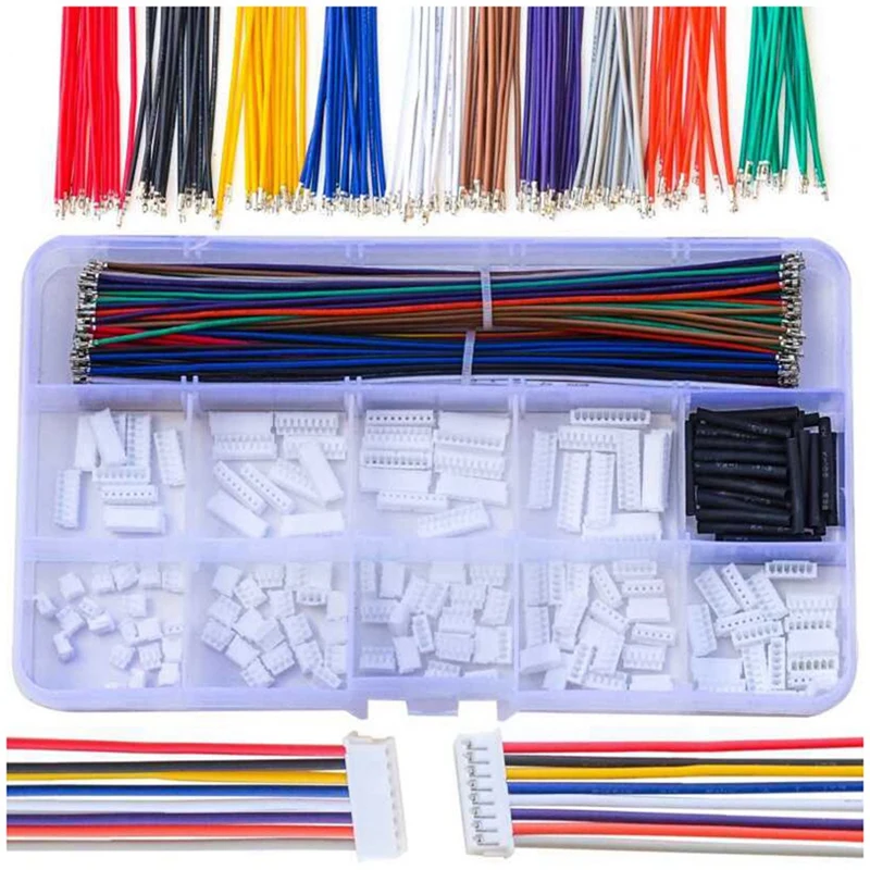 ZH1.5MM Connector Socket Kit With Pre-Crimped Cable Wire 2/3/4/5/6/7/8/9/10P Connector For DIY Electronic Kit