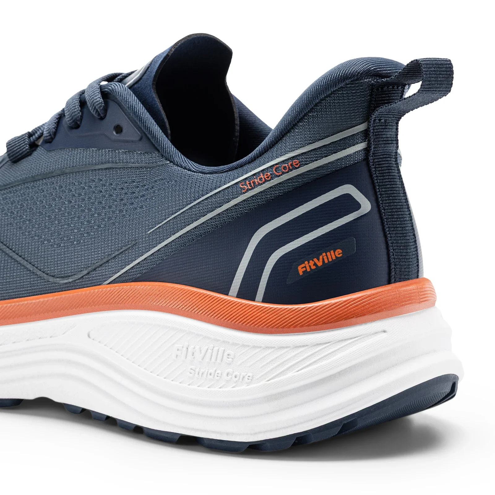 FitVille Herren-Sportsneaker mit breiter Zehenpolsterung, atmungsaktive Freizeitschuhe zum Gehen und Laufen, bequeme Jogging-Schuhe für Männer. – Detail 23