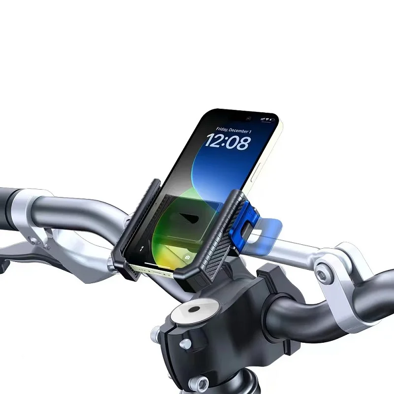 Fiets Telefoon Houder Stand Fiets Motorfiets Stuur Mobiele Telefoon Mount Clip GPS Ondersteuning Schokbestendige Beugel Voor 4.5-7.0 