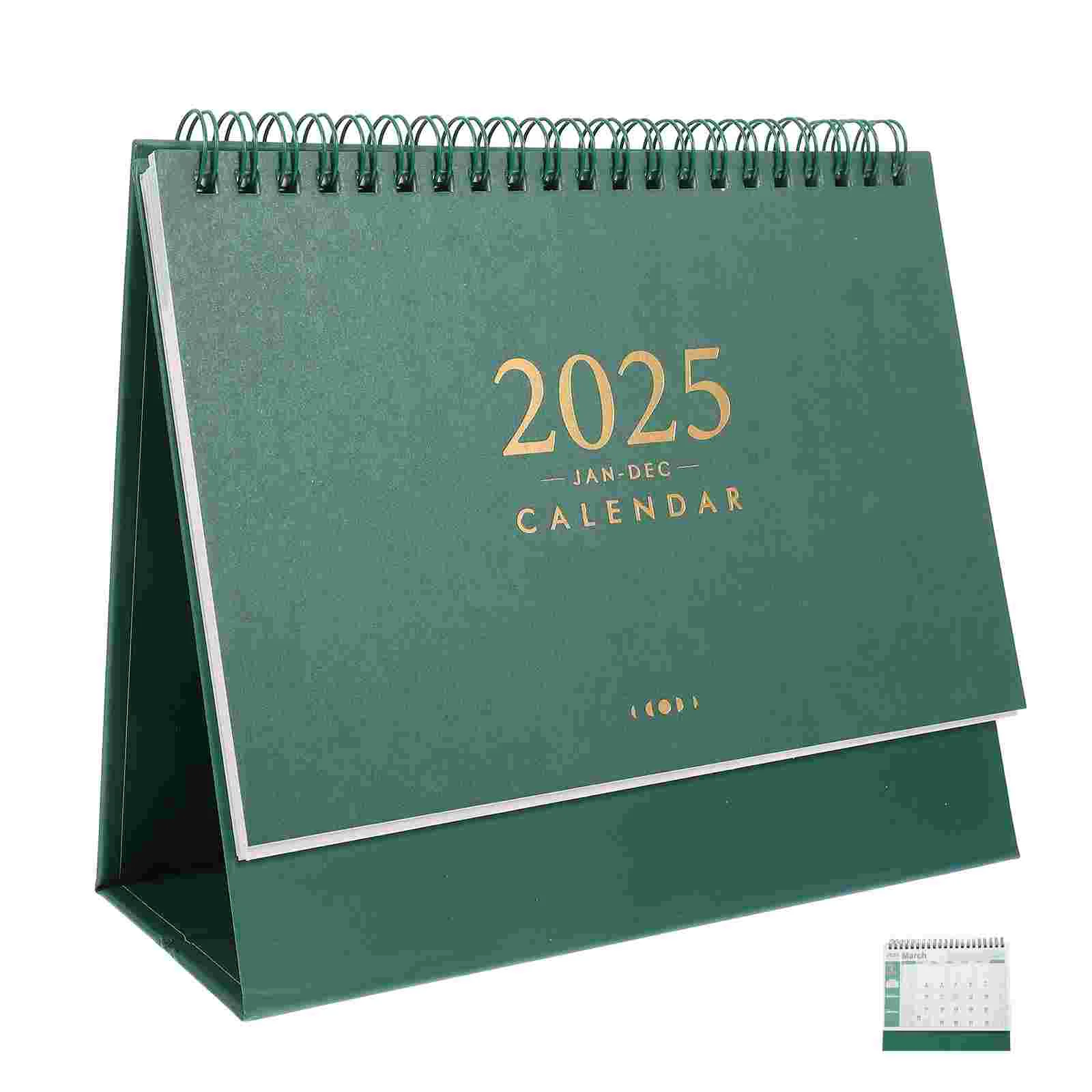 

2025 Desk Calendar Teacher Office Retro Table Decor Aesthetic Desktop