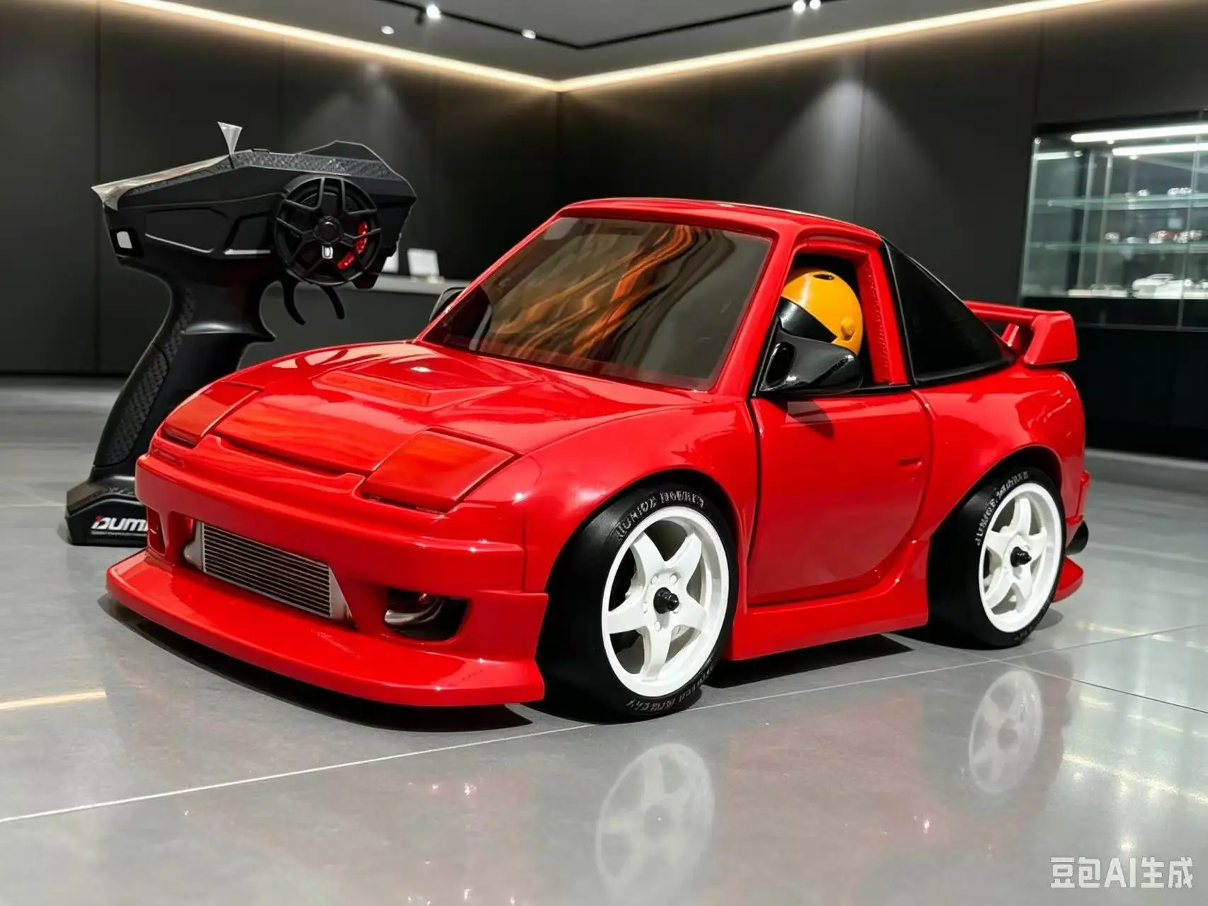 Fatjay 1/10 RC remote control car Tiger Guard QQ 4WD drift car, extra-large egg car for outdoor drifting