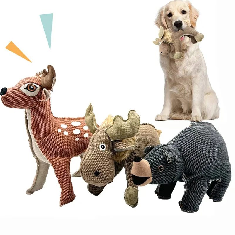 

Холщовая игрушка-головоломка для собак, устойчивая к укусам, интерактивное обучение компаньона, идеальный подарок для больших и средних собак